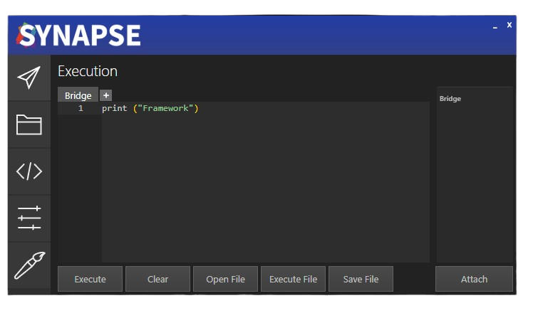 Synapse Blue - Main Editor
